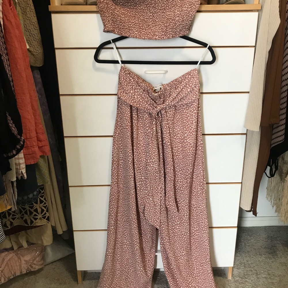Women's Pink Jumpsuit